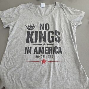 Novelty Tshirt | No Kings Protest Shirt